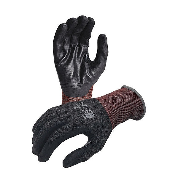 Karbonhex Premium 15 ga. Cut Resistant Gloves, Ultra Foam Nitrile Palm Coating, XL