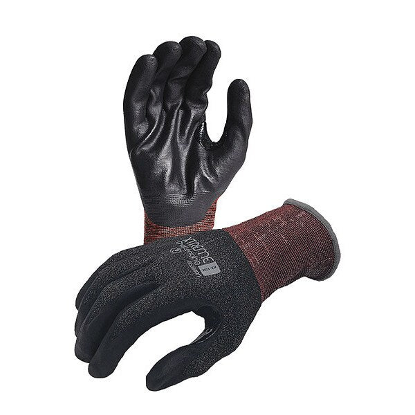Karbonhex Premium 15 ga. Cut Resistant Gloves, Ultra Foam Nitrile Palm Coating, M