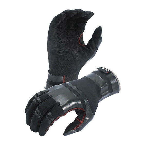 Mechanics Gloves, S, Black/Red
