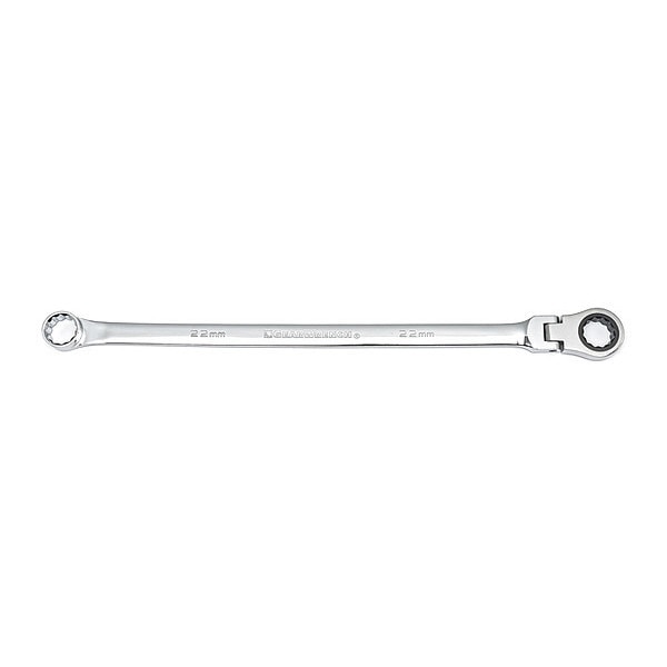 22mm XL GearBoxâ¢ Flex Head Double Box Ratcheting Wrench