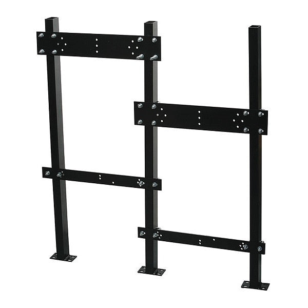 Accessory, In Wall Carrier Bi-Level, Finish: Black