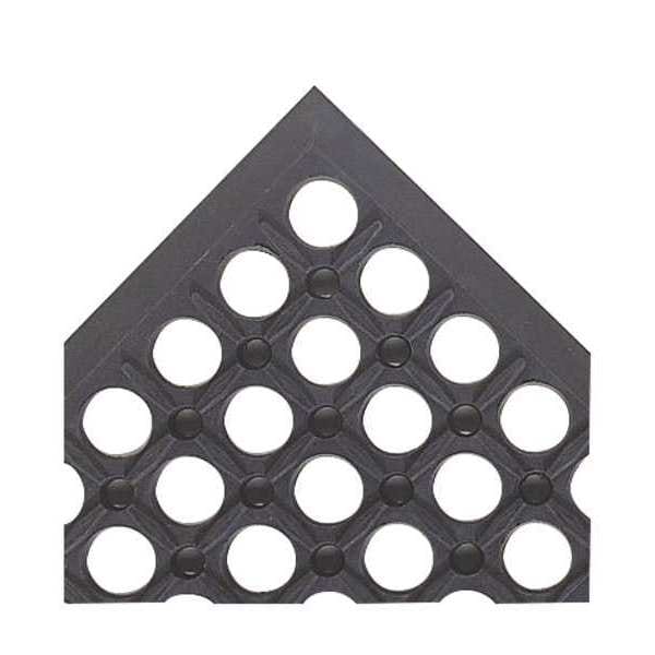 Antifatigue Mat, Black, 3 Ft W x 10 Ft L, 1/2 In Thick