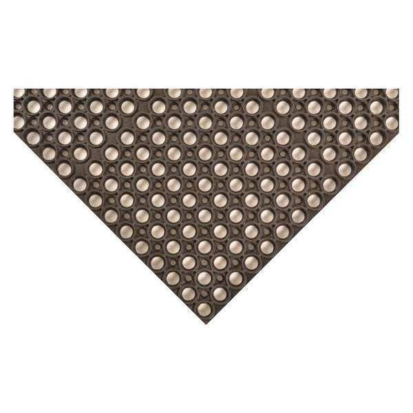 Antifatigue Mat, Black, 36 In W x 4 Ft L, 3/4 In Thick