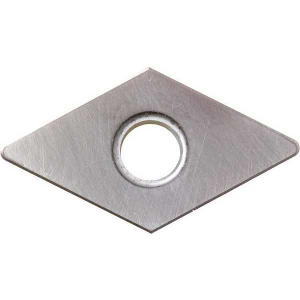 Diamond Turning Insert, Diamond, 1/2 in, DNGA, 55  Degrees, 1/32 in, Ceramic