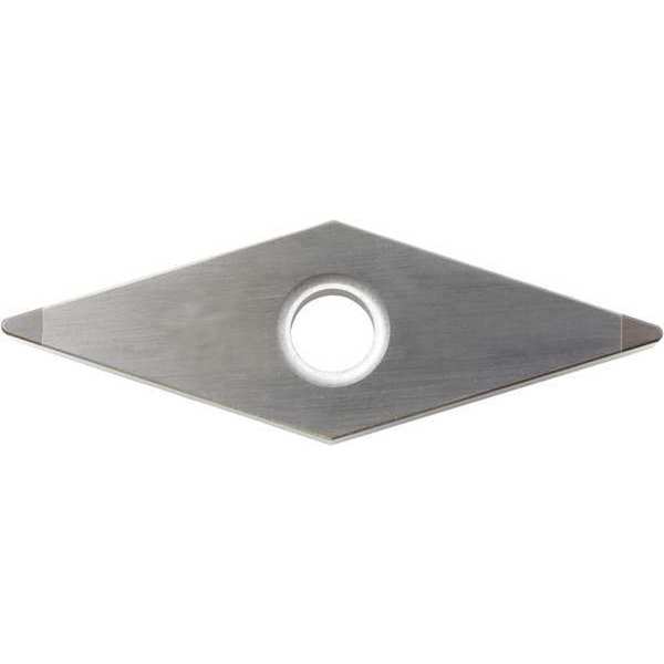 Diamond Turning Insert, Diamond, 3/8 in, VNGA, 35  Degrees, 0.0080 in, CBN