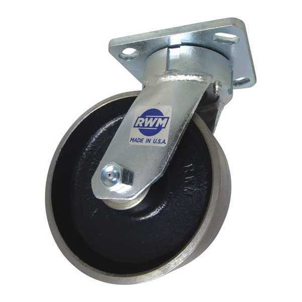 Kingpinless Swivel Plate Caster, 1800 lb.