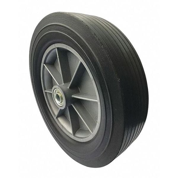 Solid Wheel, Ribbed, 550 lb. Load Rating