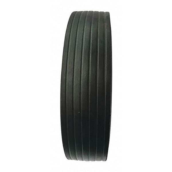 Solid Wheel, Ribbed, 12
