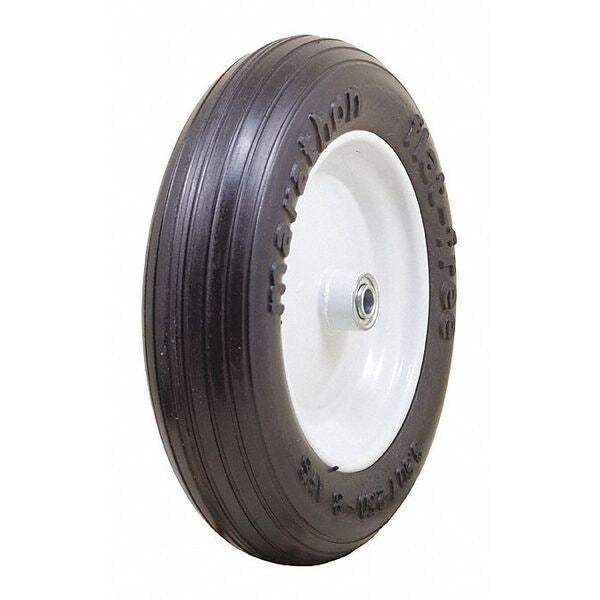 Solid Wheel, Ribbed, 275 lb. Load Rating