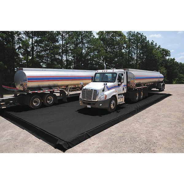 Spill Containment Berm, 240 ft. L