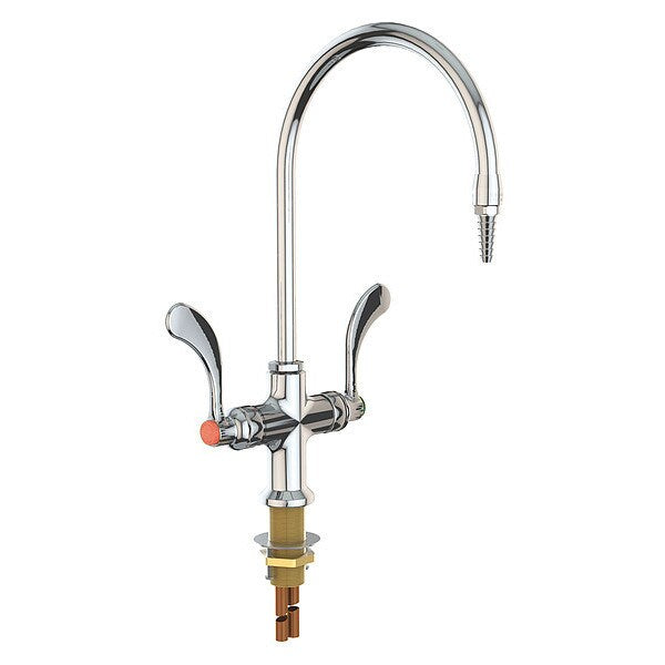 Gooseneck Laboratory Faucet, Brass Body