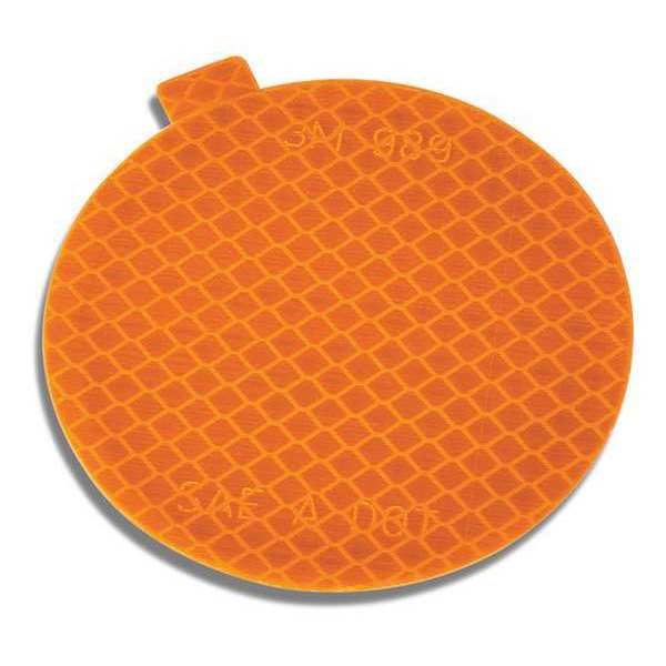 Reflective Tape, Polyester, 0.25 ft. L, PK2
