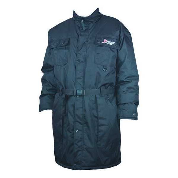 Insulated Coat Long, -50F, Navy, 4XL