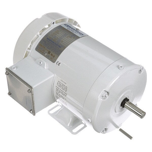 Washdown Motor, 1 HP, 1800, 56,208-230/460V