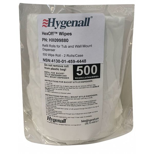 Heavy Metal Removing Wipes, Bag, PK2