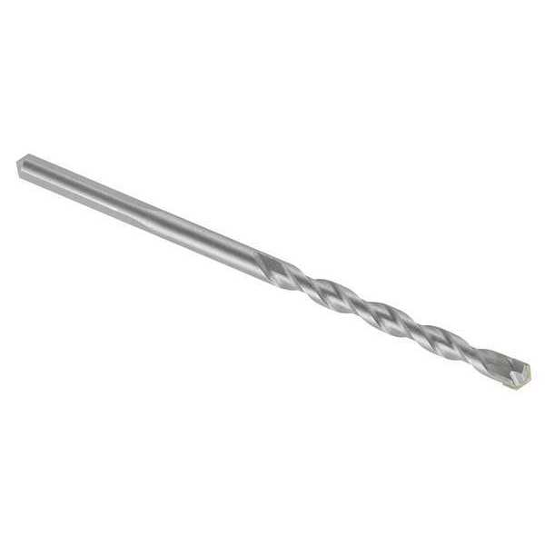 2-Cutter Hammer Drill Bit, Three-Flat Shank 5/16