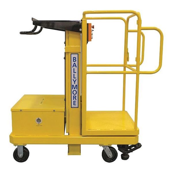 Merchandise Lift, No Drive, 500 lb Load Capacity, 4 ft 7 in Max. Work Height