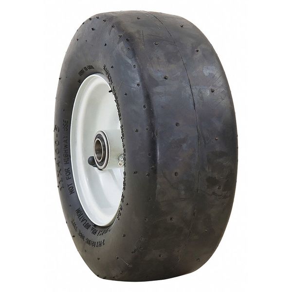 Lawn/Garden Tire, Rubber, Size 11x4.0-5