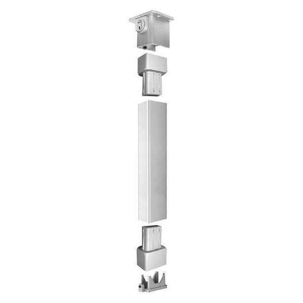 Key Removable Mullion, for 8 Ft Door, FR, Painted Aluminum