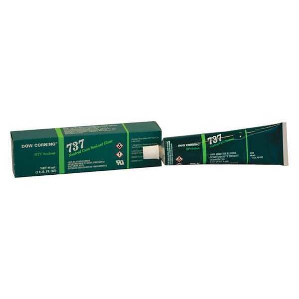 Neutral Care Sealant, 3 oz, Tube, Clear, Silicone Elastomer Base