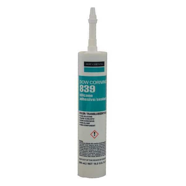 Sealant, 10.3 oz, Cartridge, Blue, Silicone Elastomer Base