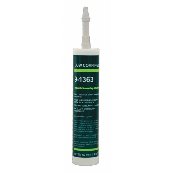 Sealant, 300 mL, Cartridge, Black, RTV Silicone Base