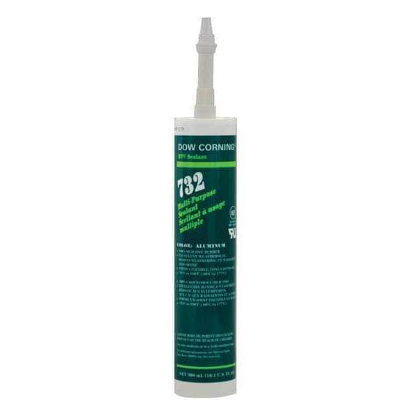 Multi-Purpose Sealant, 10.1 oz, Cartridge, Gray, Silicone Base