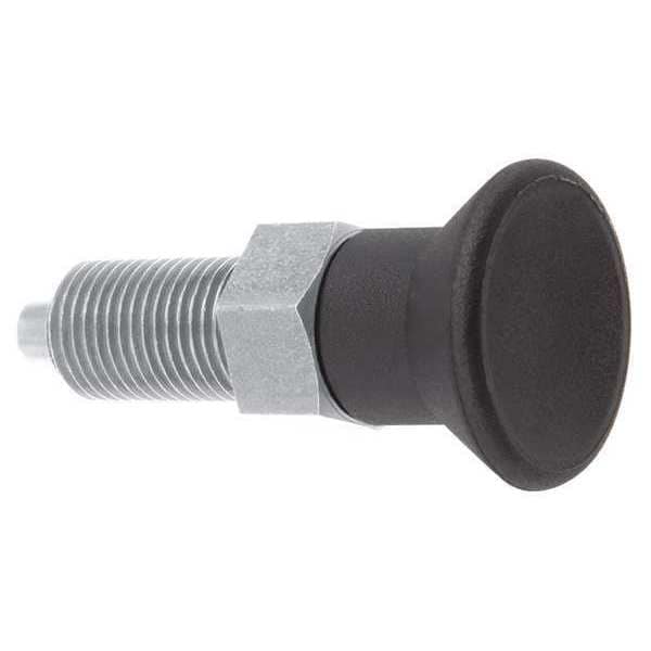 Indexing Plunger D1= 1/4-28, D=3, Style A, Non-Lockout wo Locknut, Stainless Steel Not Hardened