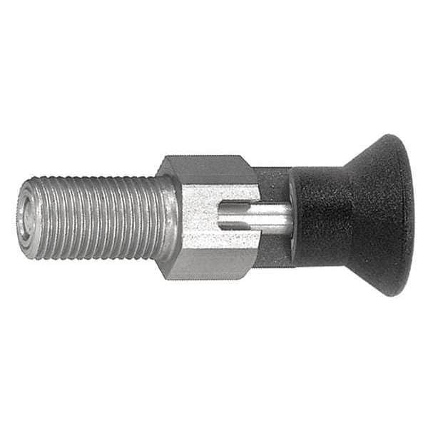 Indexing Plunger D1= M12X1, 5, D=6, Style C, Lockout Type wo Locknut, Stainless Steel Hardened