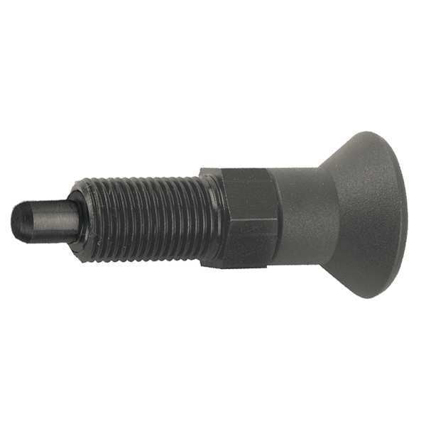 Indexing Plunger, Size: 0, D1= M08X1, D=4, Style A, Non-Lockout WO Locknut, Pin Hardened