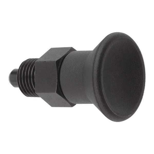 Indexing Plunger, Short, Size: 0, D1= 5/16-24, D=4, Style A, Non-Lockout WO Locknut, Pin Hardened