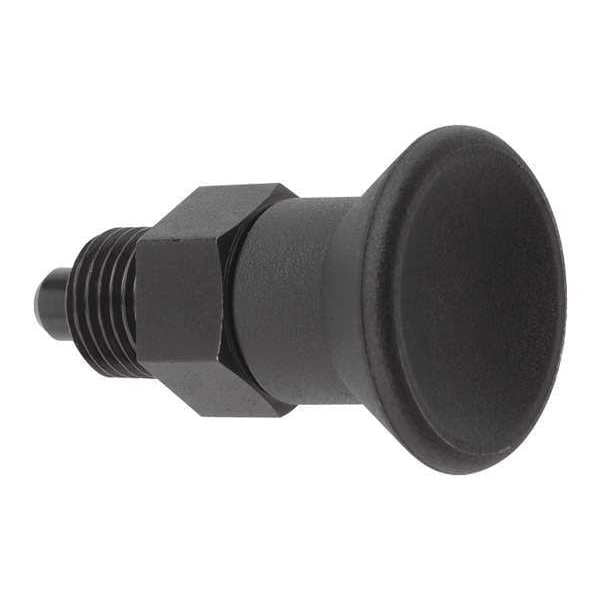 Indexing Plunger, Short, Size: 1, D1= M10X1, D=5, Style A, Non-Lockout WO Locknut, SS Pin Not Hard