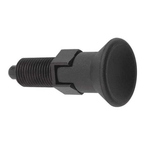 Indexing Plunger D1= 3/8-24, D=5, Style C, Lockout Type wo Locknut, Steel Hardened