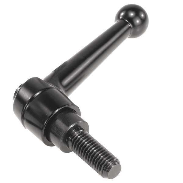Adjustable Handle, Size: 5 M16X50 Zinc, Black Satin, Comp: Steel