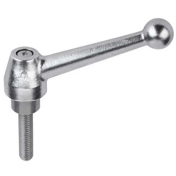 Adjustable Handle, Ball Style, All Stainless Steel, Size: 1, 1/2-13X20, Electropolished