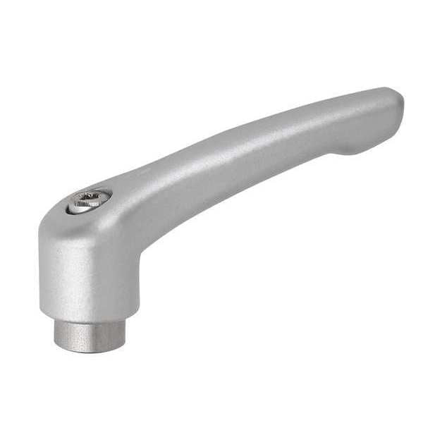 Adjustable Handle, Size: 1 M04, Zinc Silver Metallic, Comp: Stainless Steel