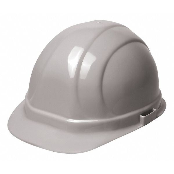Front Brim Hard Hat, Type 1, Class E, Ratchet (6-Point), Gray