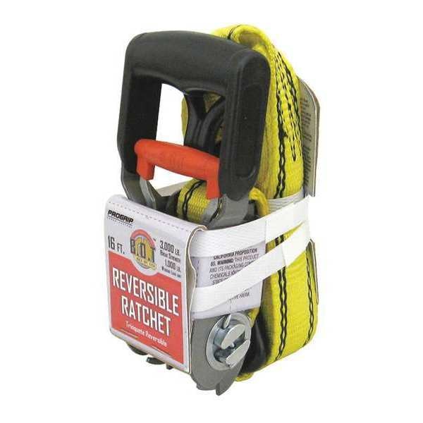 Tie-Down Strap, 16 ft. L, 1-1/4