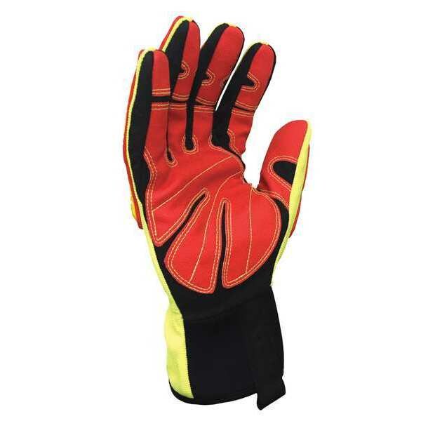 Impact Gloves, Size 3XL, Green, PR