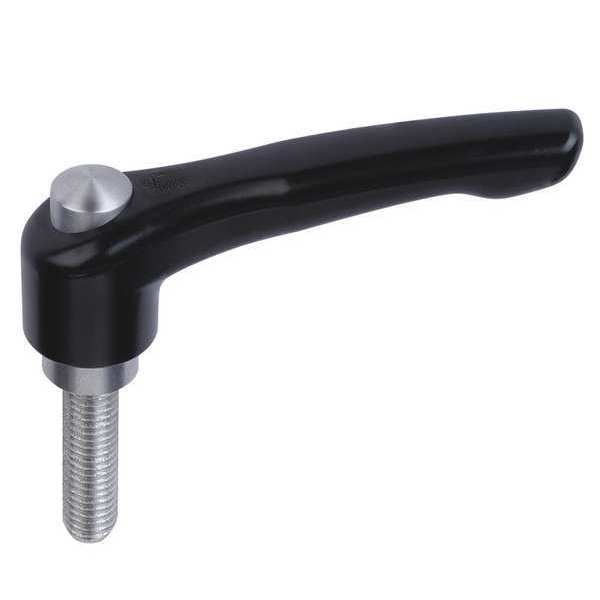 Adjustable Handle, With Protective Cap Size: 2 5/16-18X30, Zinc Black Satin, Comp: Stainless Steel