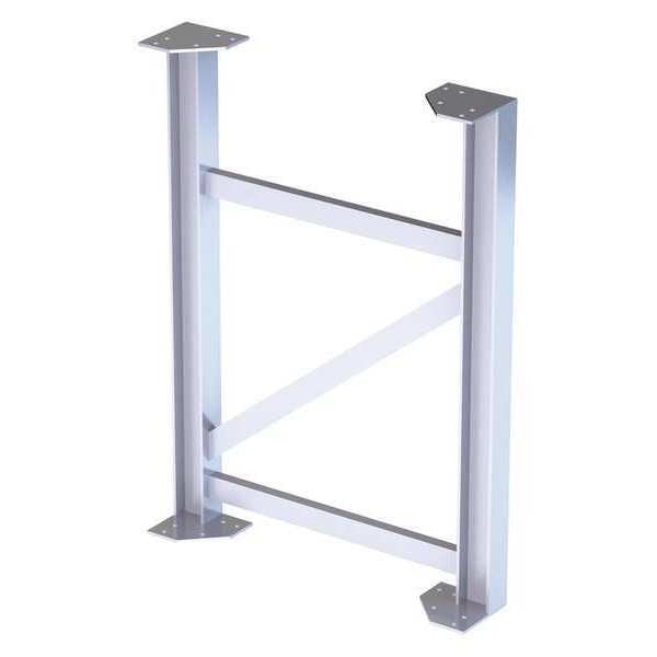 Aluminum Support Leg, 500 lb Load Capacity, 45