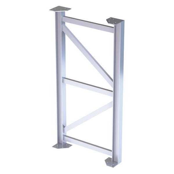 Aluminum Support Leg, 500 lb Load Capacity, 63