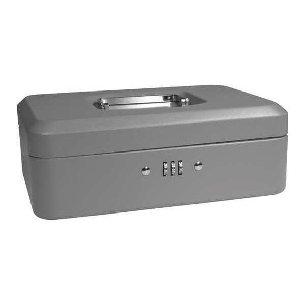 Cash Box, 3 Compartments, Steel