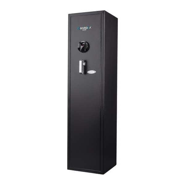 Rifle & Gun Safe, Biometric Lock, 82 lbs, 4.3 cu ft, (2) Guns, (5) Rifles