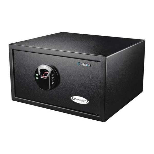 Security Safe, 0.99 cu ft, 25 lb, Biometric Keypad Lock