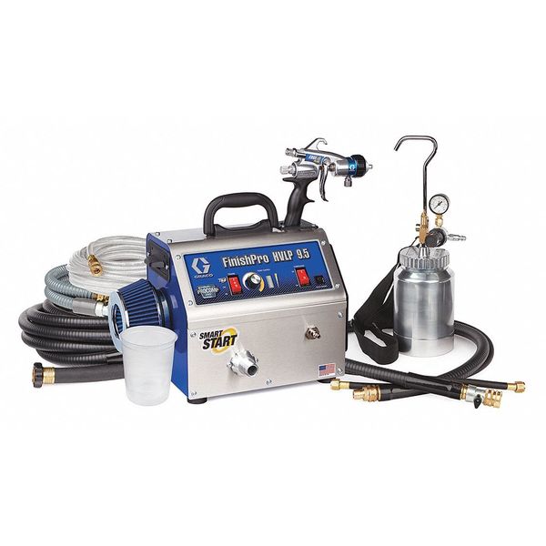 HVLP Paint Sprayer, 5 Stages, 1 qt. Tank