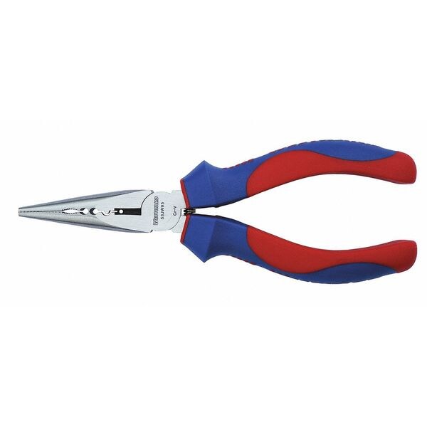 6 in Needle Nose Plier, Side Cutter Ergonomic Handle