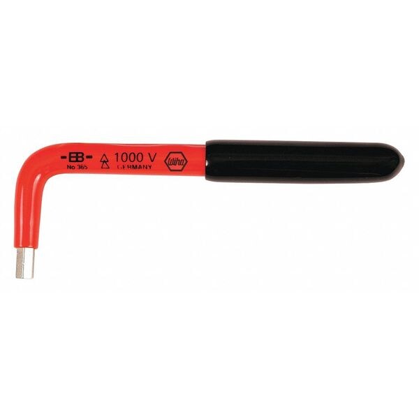Metric Plain Hex Key, 10 mm Tip Size, 8 11/16 in Long, 1.375 mm Short
