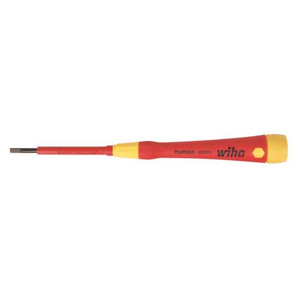 Insulated Slotted Screwdriver 7/64 in Round