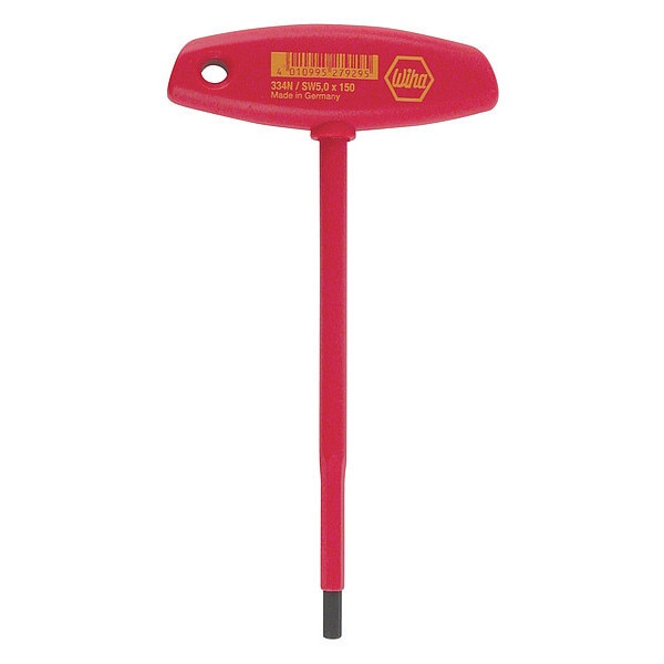 Metric Plain Hex Key, 10 mm Tip Size, 150 mm Long, 150 mm Short